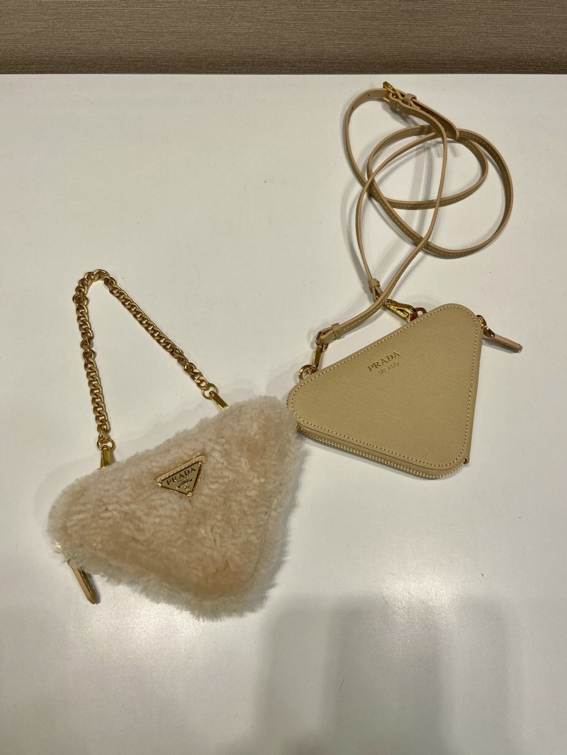 Pra*a triangle pouch